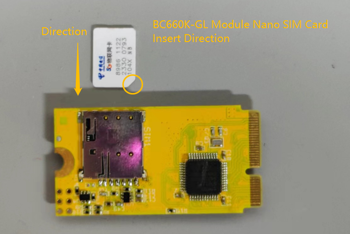 SIM card installation